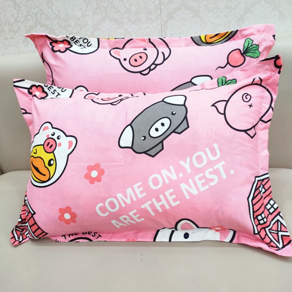 CẶP VỎ GỐI NẰM COTTON 45*65cm GIÁ RẺ CHẤT LIỆU ĐẸP