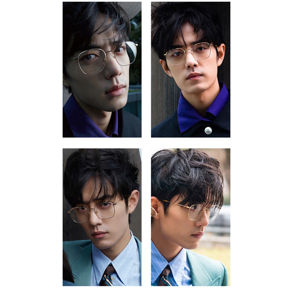 Kính Gọng Vuông Kim Loại Màu Xanh Thời Trang | BigBuy360 - bigbuy360.vn