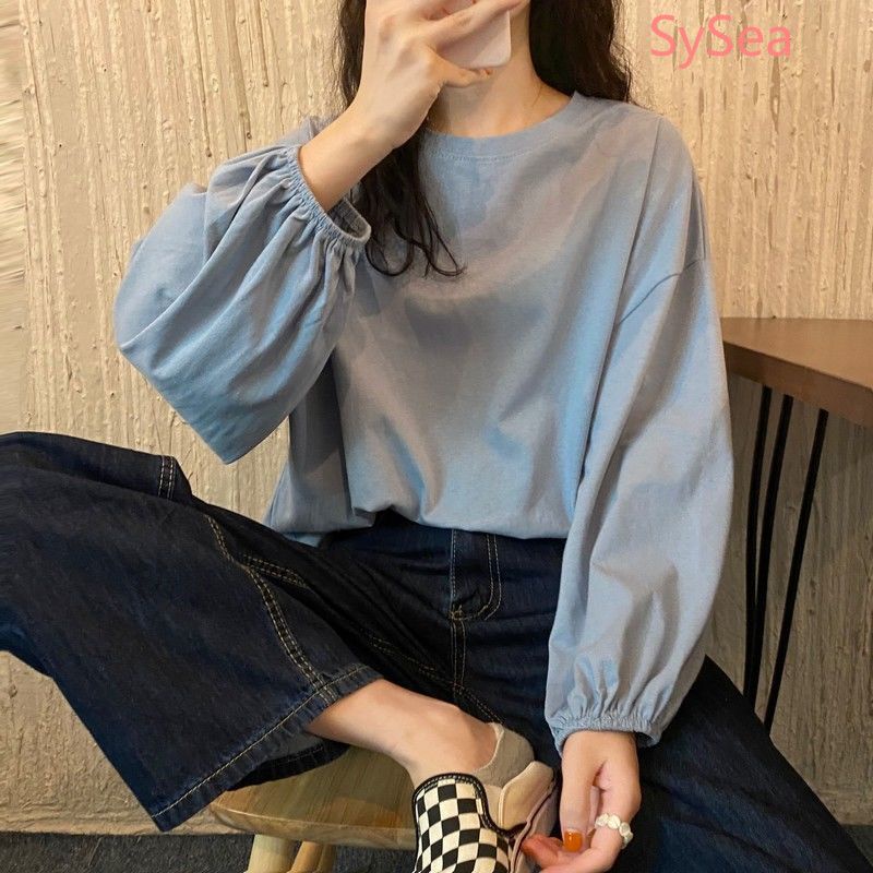 Áo thun tay phồng dáng rộng thời trang cá tính trẻ trung