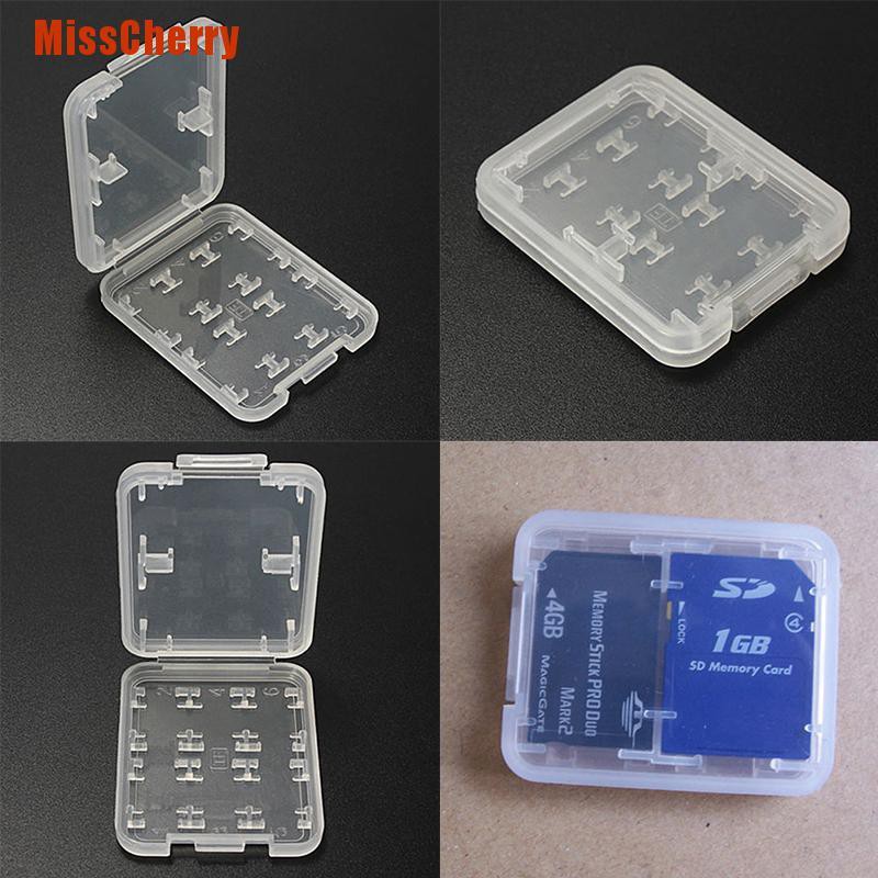 Hộp Đựng Thẻ Nhớ Micro Sd Tf Sdhc Mspd 8 Ngăn