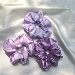 Đồ cột tóc- Scrunchies tím