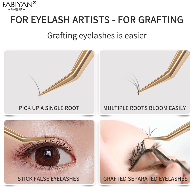 Nhíp Lông Mi Giả Độ Chính Xác Cao Chuyên Dụng /nhíp gắp mi FABIYAN