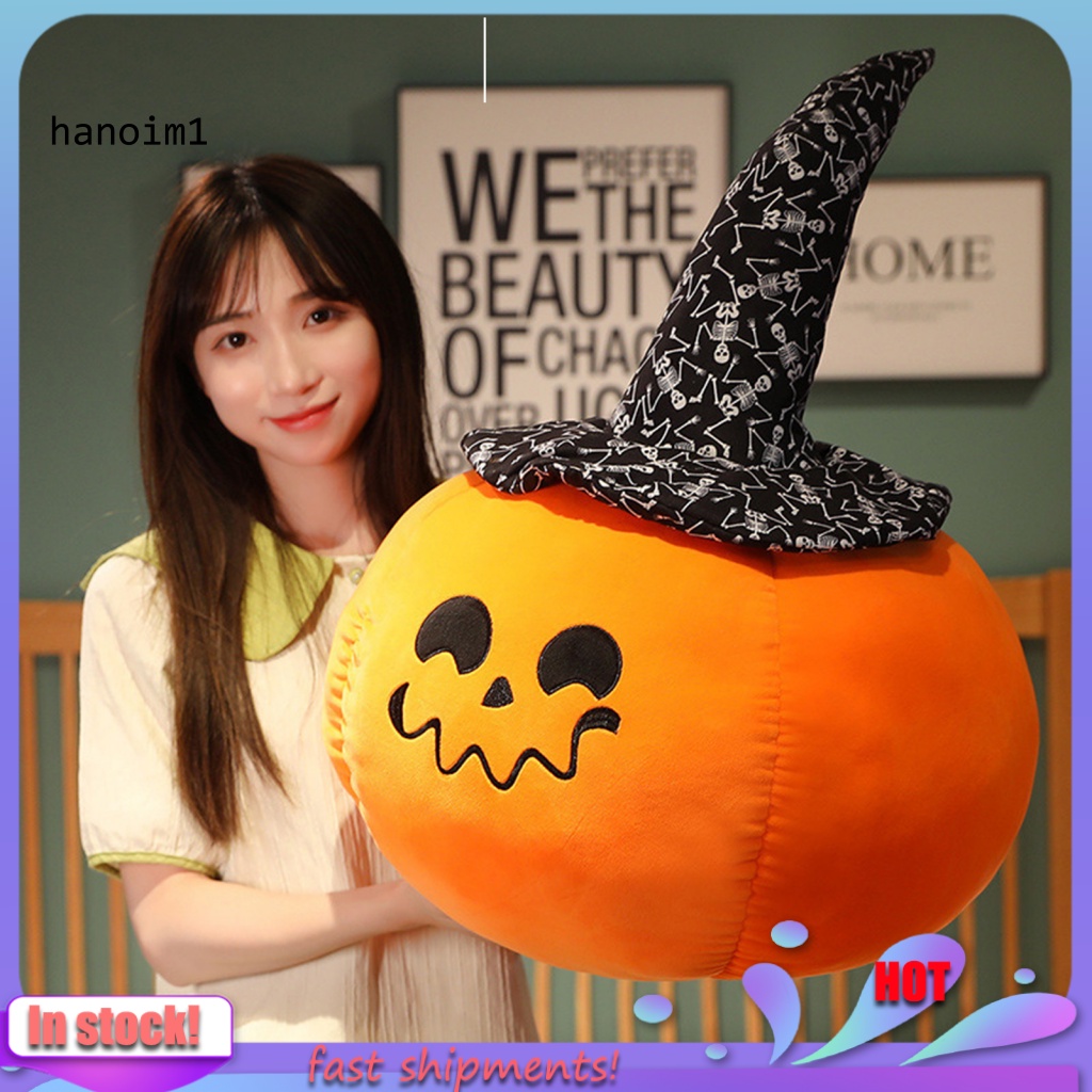 Gối Nhồi Bông Hình Quả Bí Ngô Trang Trí Halloween