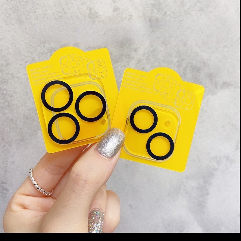 Kính cường lực bảo vệ camera 100D thích hợp cho Apple Iphone 14 pro max  13 12 Mini 11 Pro Max X XS 6 7 8 6S Plus