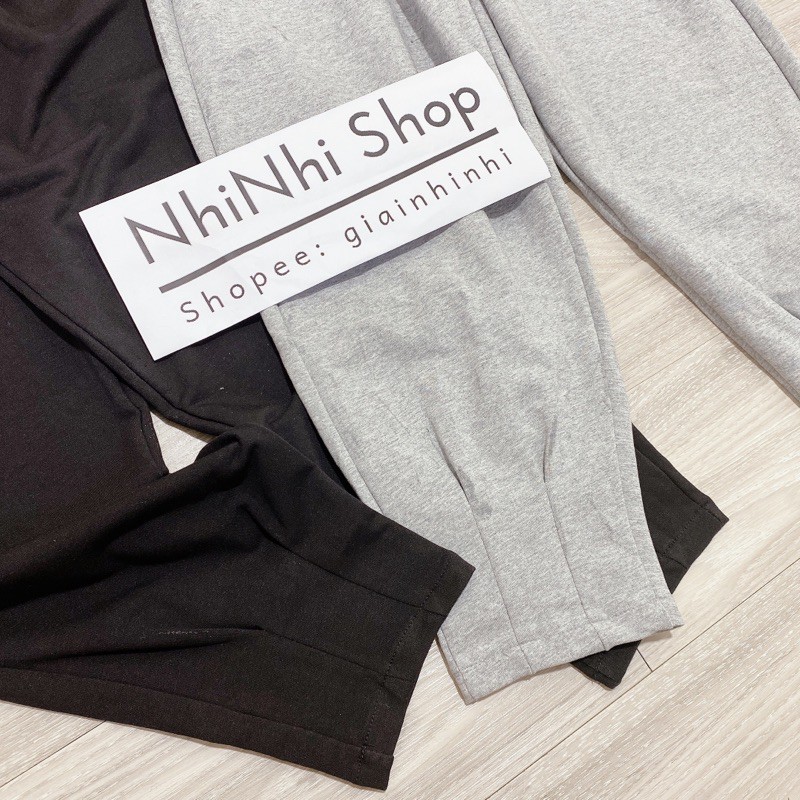 Quần thể thao ly gấu chất da cá, Quần jogger nữ cạp chun QS025 - NhiNhiShop