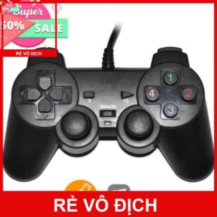 Tay Cầm Chơi Game Đơn Có Rung Cổng USB - Gamepad Cho PC Laptop-gamepad ew-2008