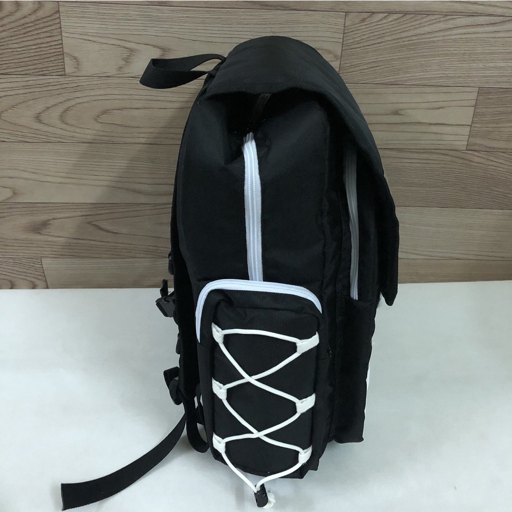 Balo Đi Học Nam Nữ - Balo Thời Trang Colkids Club SS4 Đen Cá Tính BL05