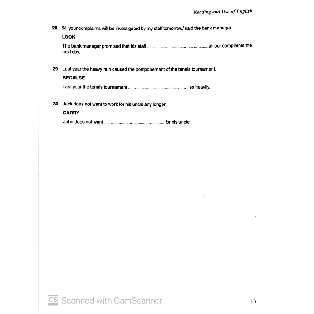 Sách - Cambridge English First 1 For Revised Exam From 2015 Student's Book With Answers Fahasa Edition