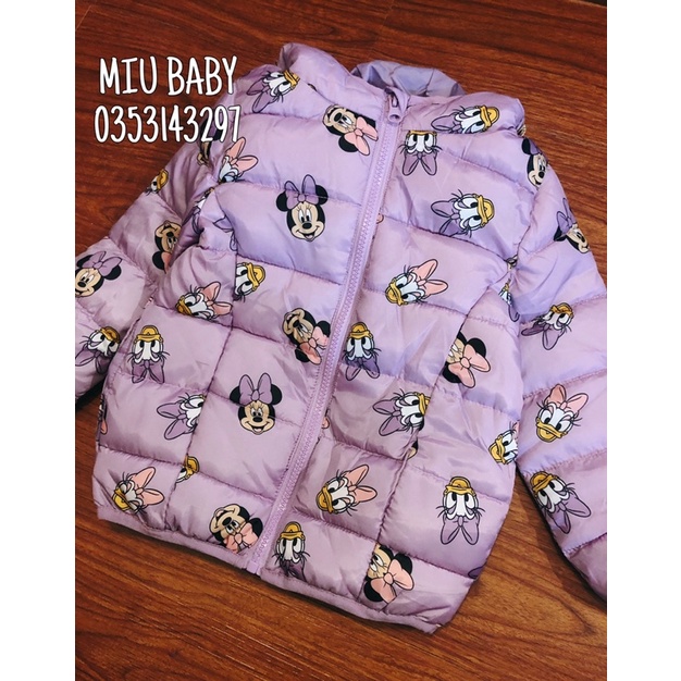 Áo phao tím Donald siêu nhẹ du xịn