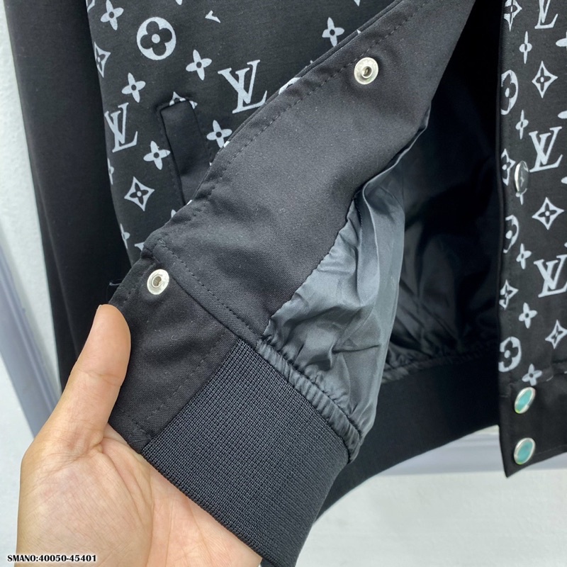Áo khoác Bomber Jacket nam nữ chất nỉ phối dập vân hoa sóng thêu logo tim chữ hai mặt bo chun kẻ trắng đỏ