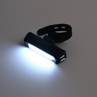 Đèn LED cường độ sáng 100 lumen có thể sạc lại tiện lợi dành cho xe đạp