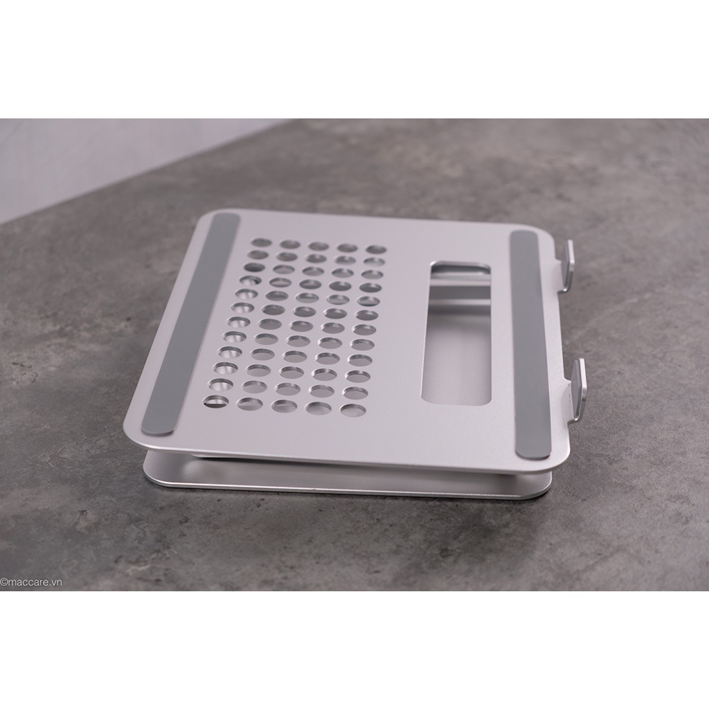 Đế kê laptop, macbook bằng nhôm nguyên khối