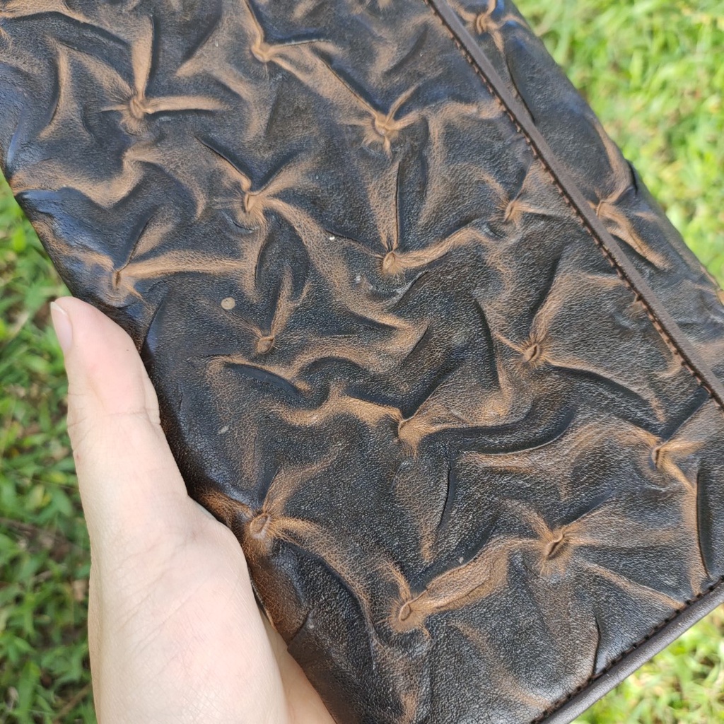 Ví bóp clutch cầm tay Da thật second-hand Đồ Si Bon- VD034