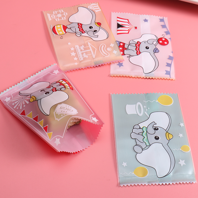 Set 7x10 Túi Đựng Bánh Kẹo In Hình Dễ Thương