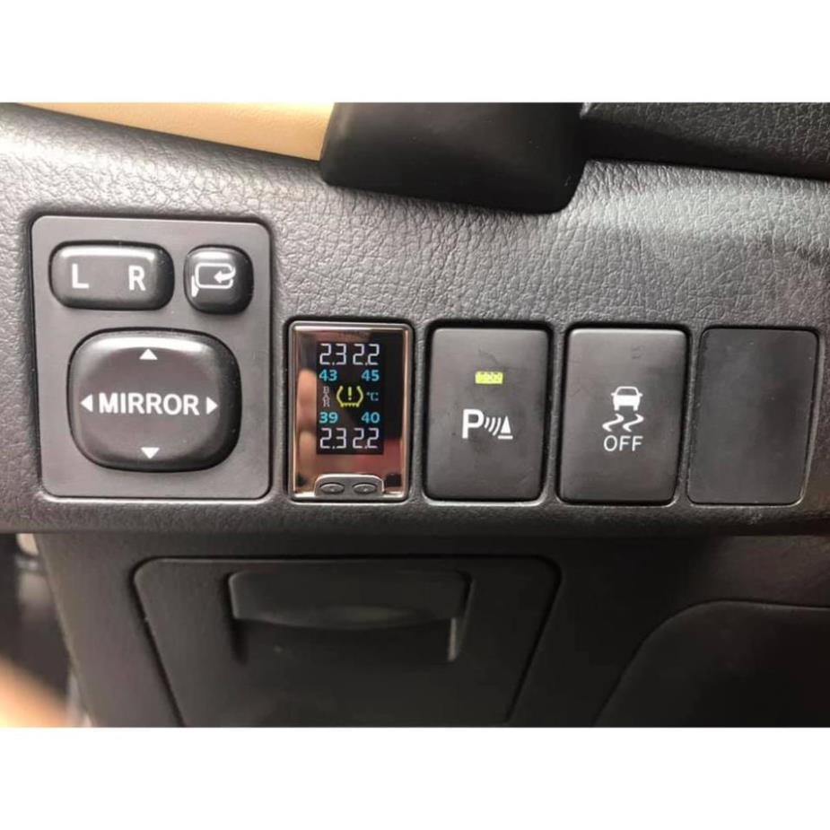 Bộ hiển thị áp suất lốp ô tô Steelmate van trong gắn cổng chờ Toyota/Mishubishi-Bảo hành chính hãng 2 năm