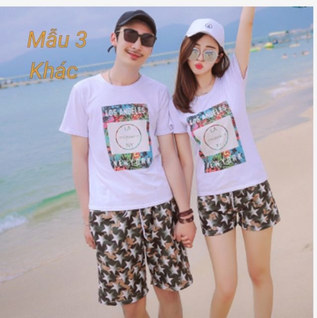 Quần đôi đi biển( sẵn size XL cho nam nữ mẫu xanh vằn cuối) | BigBuy360 - bigbuy360.vn