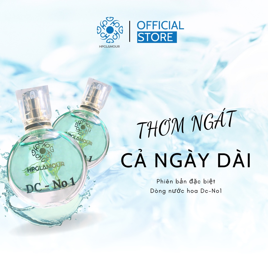 Nước Hoa Nữ Thơm Lâu HPGLAMOUR Dc-No1 Hương Hoa Cỏ Nhẹ Nhàng Tươi Mát Lưu Hương 8h-12h Dung Tích 30ml