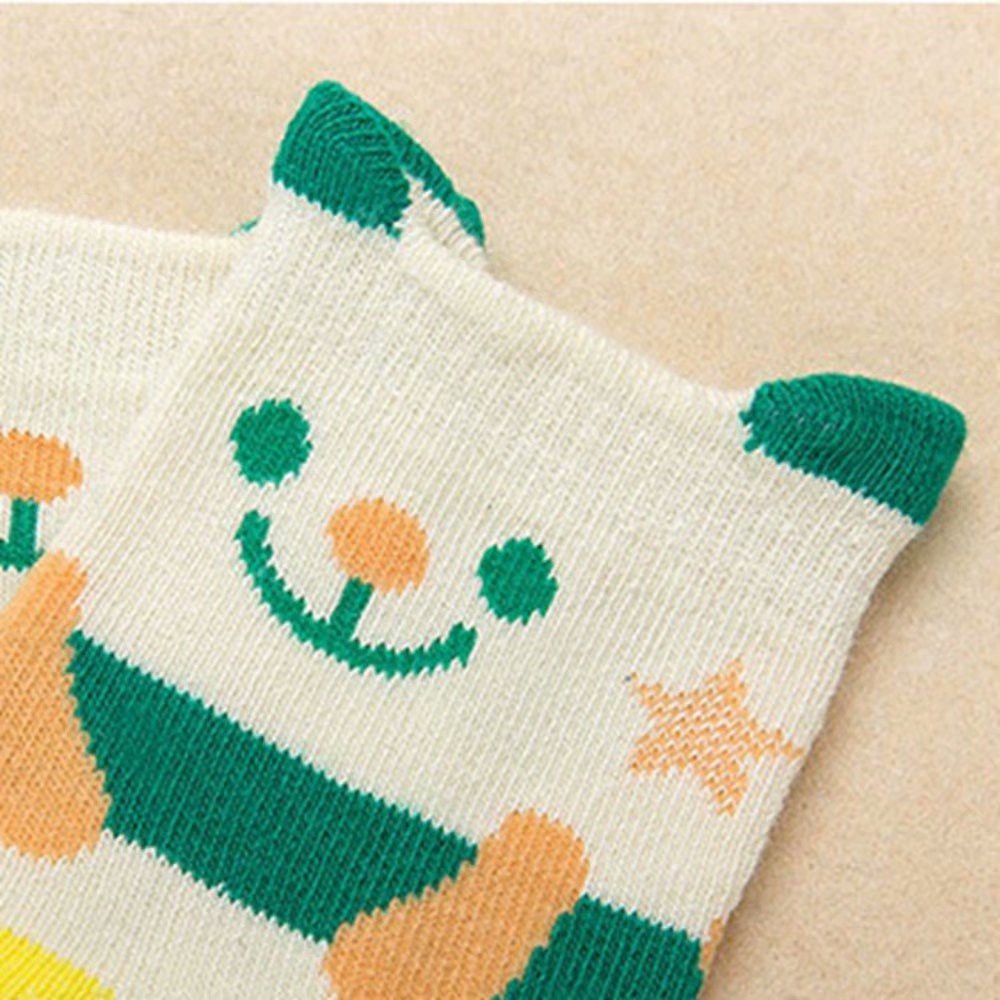 Tất Chân Cotton 2 Trong 1 Chống Trượt Cho Bé Sơ Sinh