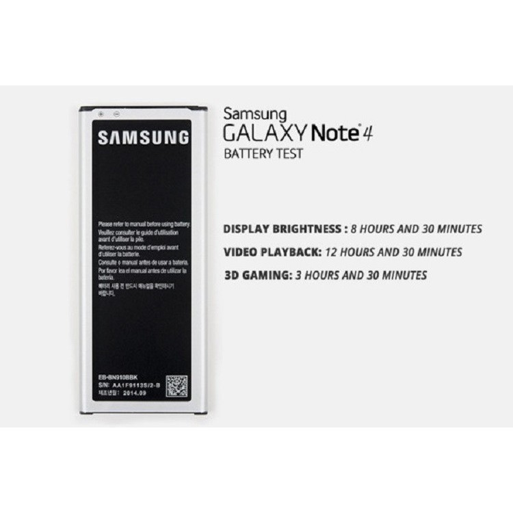 Pin samsung Galaxy Note 4 Chính Hãng