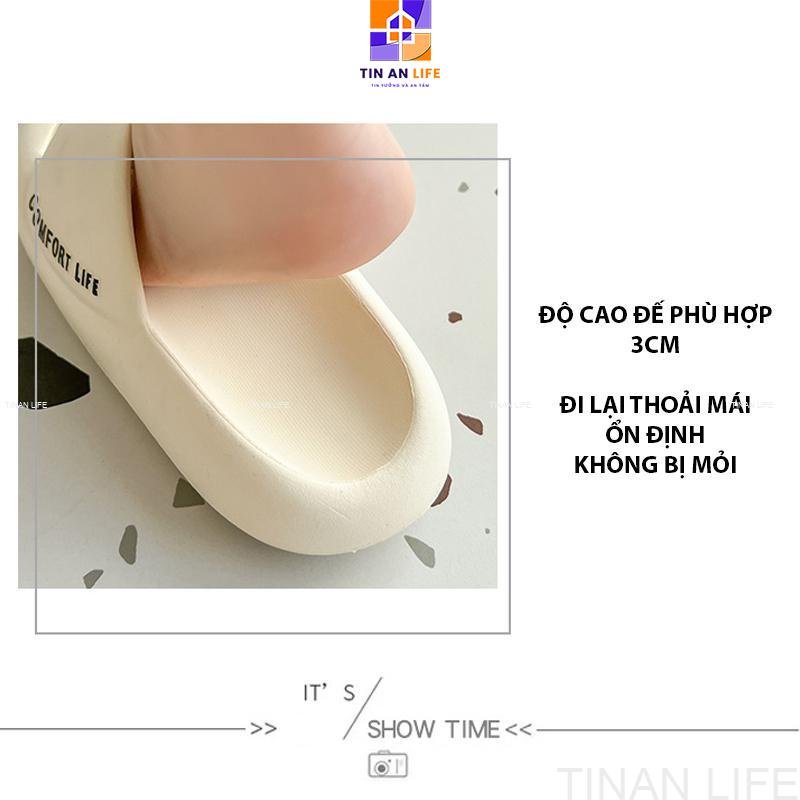 Dép Bánh Mì COMFORT LIFE Êm Chân, Chống Va Đập, Mang Trong Nhà, Đi Dạo Phố