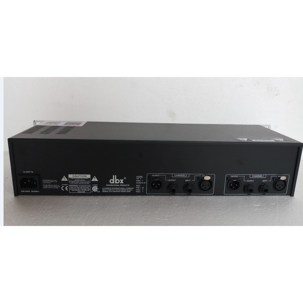 Lọc âm dbx 231S, bộ chỉnh âm equalizer của thương hiệu DBX