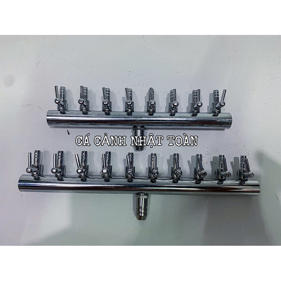 VAN CHIA OXY INOX CHỐNG GỈ 8, 10 ĐẦU