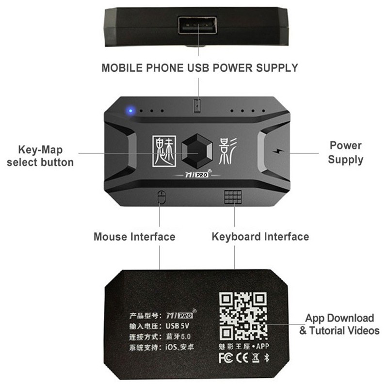 Bộ Chuyển Đổi Bàn Phím + Chuột Bluetooth 5.0 Cho Android / Ios | BigBuy360 - bigbuy360.vn