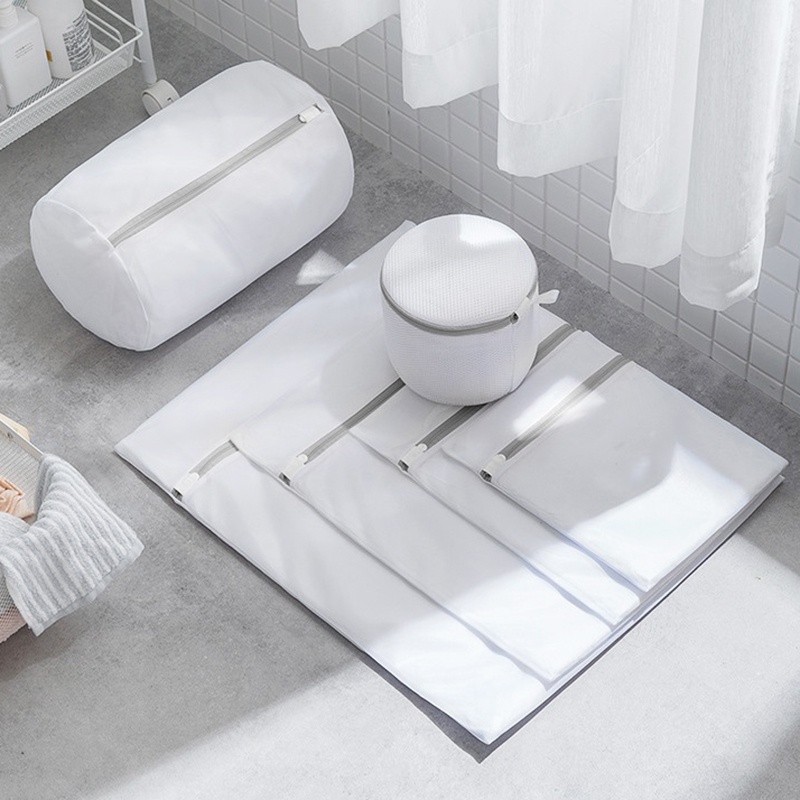 Túi Lưới Giặt Quần Áo / Túi Đựng Đồ Du Lịch Có Khóa Kéo Cao Cấp Bảo Vệ Máy Rửa Chén