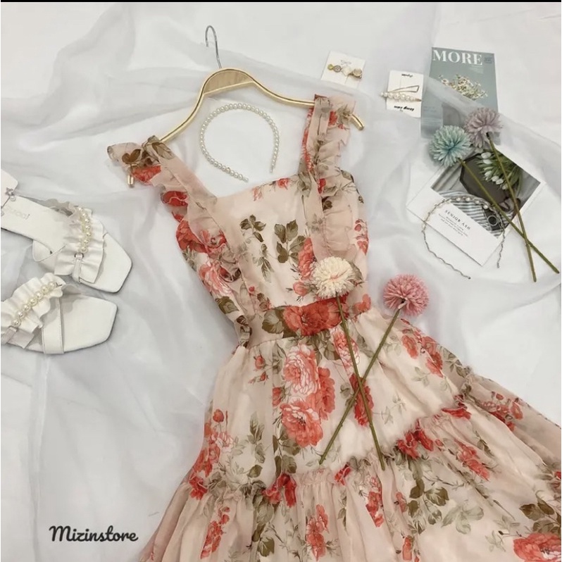 Váy voan hoa cánh tiên