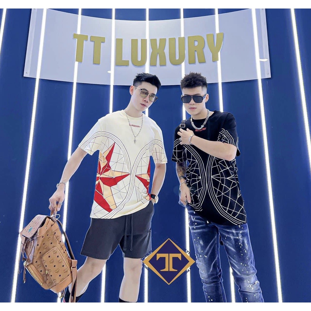 Áo Phông Nam BBR Họa Tiết Hình In Ngôi Sao Hai Bên Hông - Áo Thun Nam Nữ BBR Chất Cotton Mát Mịn DT FASHION MENWEAR