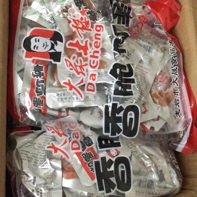 [Mã 153FMCGSALE1 giảm 10% tối đa 40K đơn 250K] Bịch 30 Chân Vịt Cay Tứ Xuyên Dacheng Loại To 31.8G Dai Giòn Nhiều Thịt