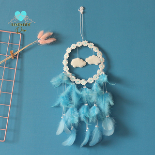 Dreamcatcher treo tường đính lông vũ