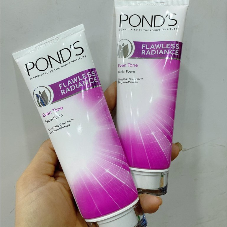 Sữa Rửa Mặt Sáng Da Cao Cấp Ponds Flawless Radiance Tuýp 100g