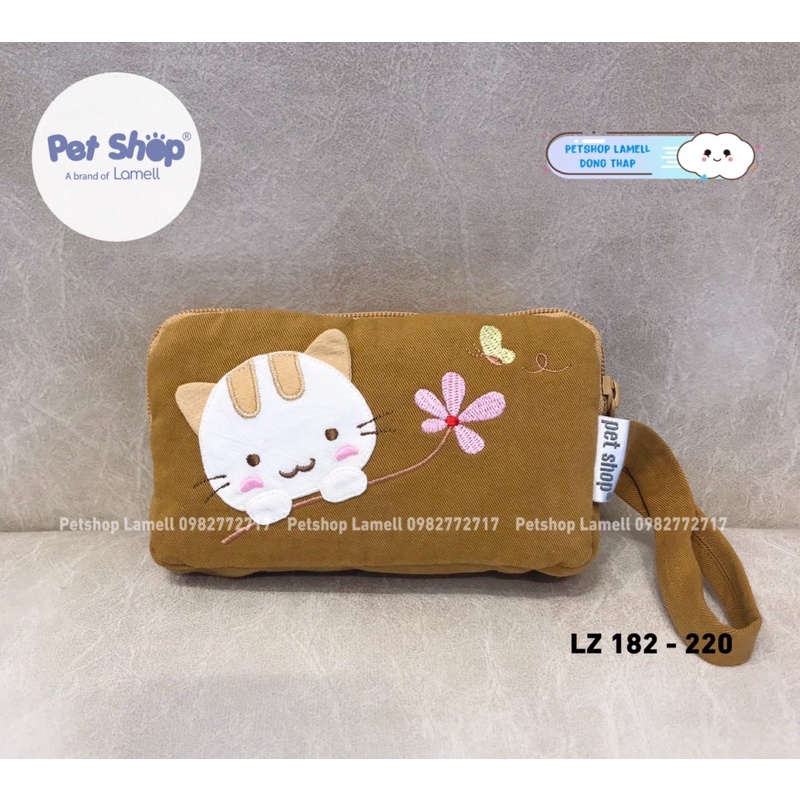 Bóp ví cầm tay nhiều ngăn PETSHOP chứa điện thoại, vật dụng - LZ 182 - DOZ 973