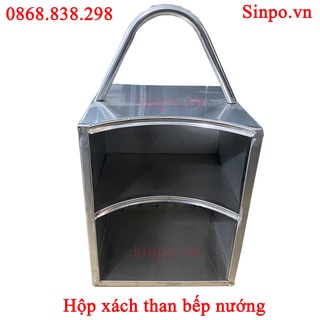 Hộp xách xô than - Giỏ dựng bát than nướng cho nhà hàng