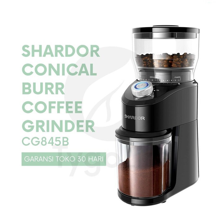 Máy xay hạt cà phê cao cấp. Thương hiệu cao cấp Shardor CG845B, công suất 200W (Bảo hành: 1 NĂM Chính Hãng)