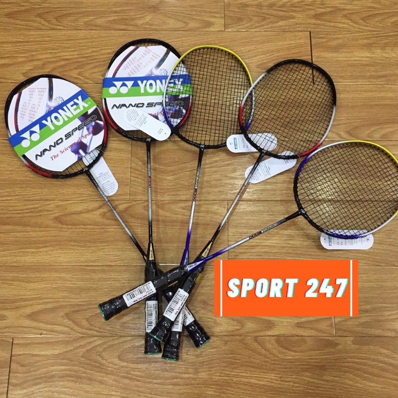 Vợt cầu lông Yonex Tặng (Cước+ Quấn cán vợt) Vợt cầu lông giá rẻ Lining,Victor 100% Khung Carbon