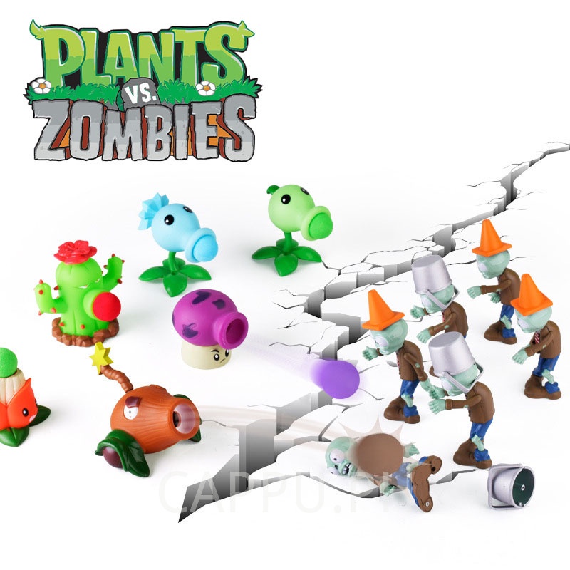 Mô hình nhân vật trò chơi Plants Vs Zombies vui nhộn