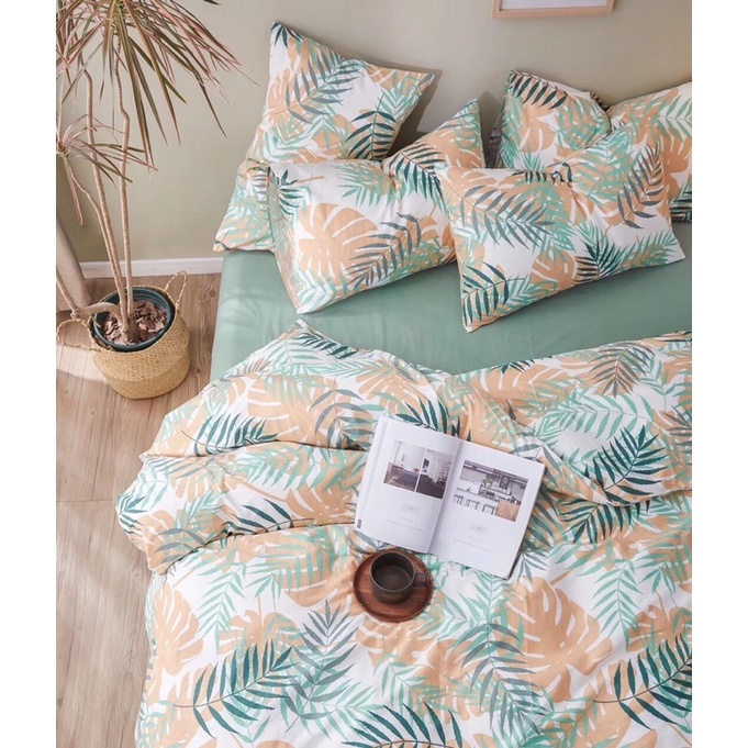 Bộ chăn ga gối Cotton living 100% cotton