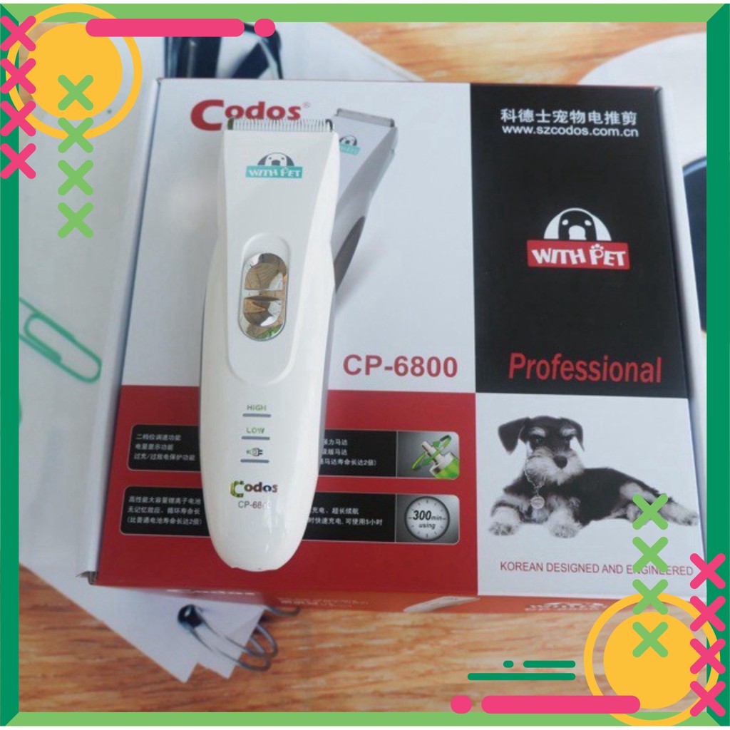 Tông Đơ Chuyên Dụng Cho Chó Mèo Codos CP6800