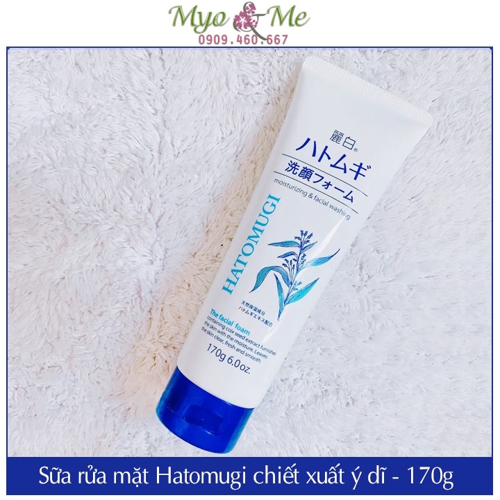 Sữa Rửa Mặt Sáng Da Chiết xuất ý dĩ Reihaku Hatomugi Nhật Bản - 170g