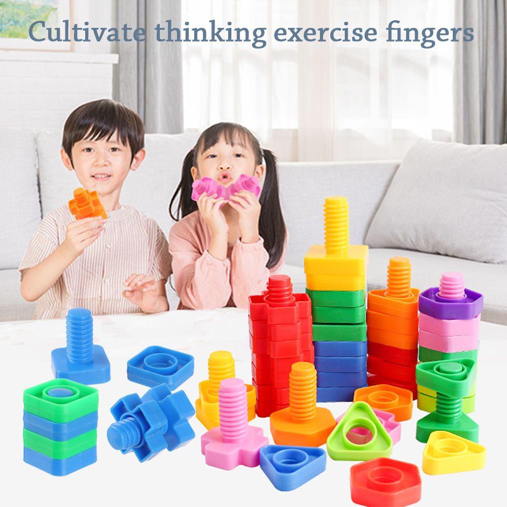 CHOOKEY Bộ 10 / 20 Cái Chốt Xây Dựng 10 / 20 Cái Cho Trẻ Em