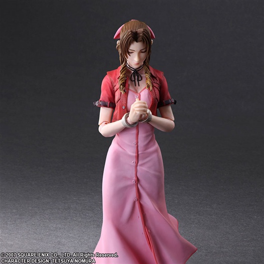 MÔ HÌNH CHÍNH HÃNG  PLAY ARTS KAI AERITH FIRST EDITION 2ND