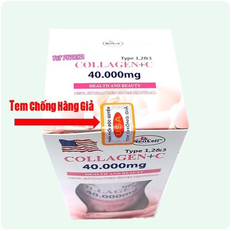 Viên uống đẹp da collagen 40.000mg USA- hết nám da, làm căng mịn, mờ nếp nhăn