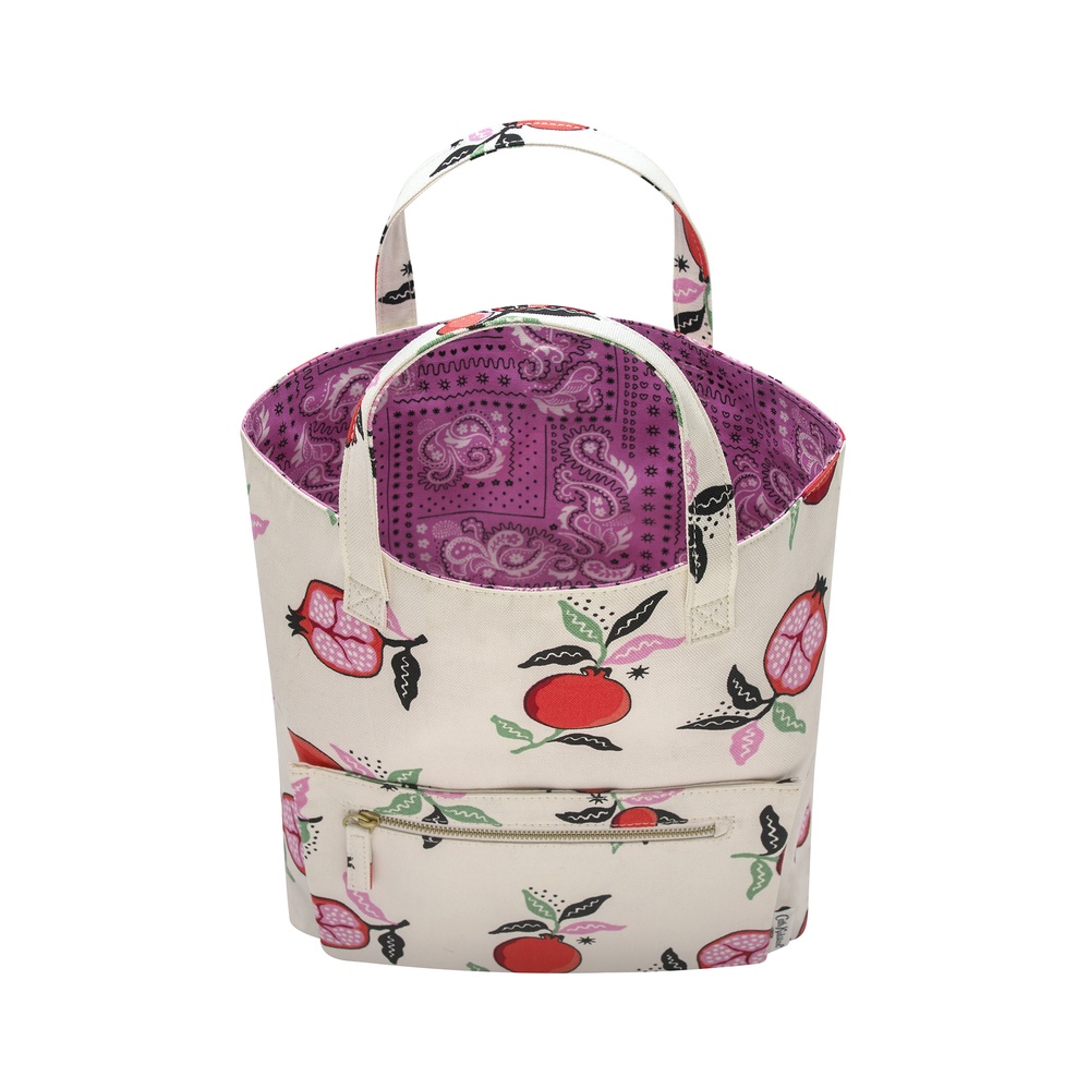 Cath Kidston - Túi đeo chéo 2 mặt/Reversible Cross Body - Pomegranate - Cream -1048711