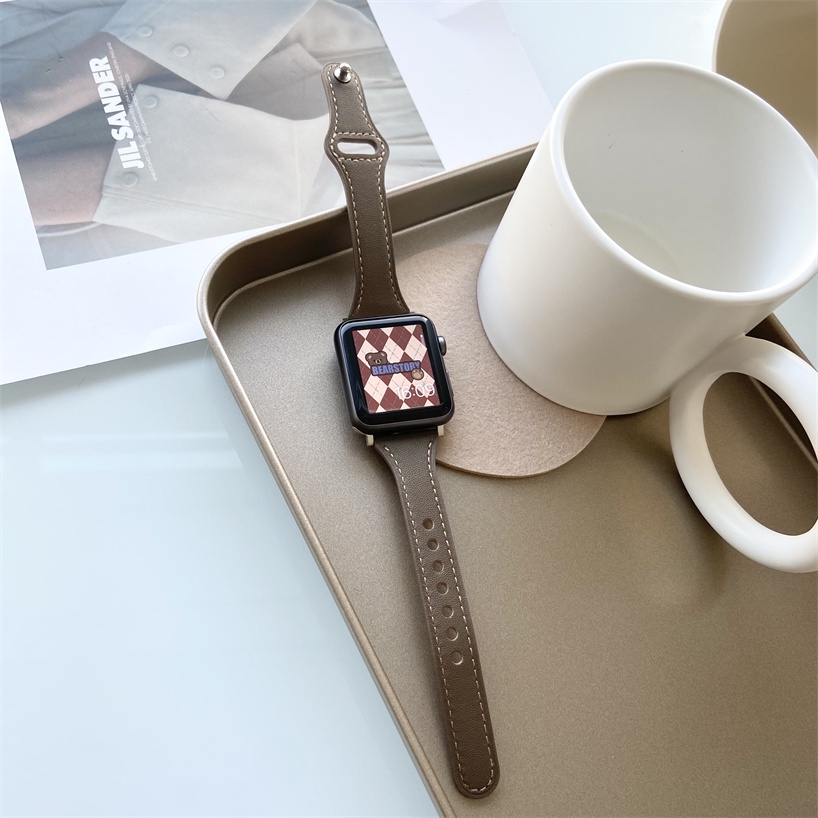 Dây đeo đồng hồ thích sang trọng thích hợp cho Apple iWatch Series 7 6 SE 5 4 3 2 1 nhiều kích cỡ