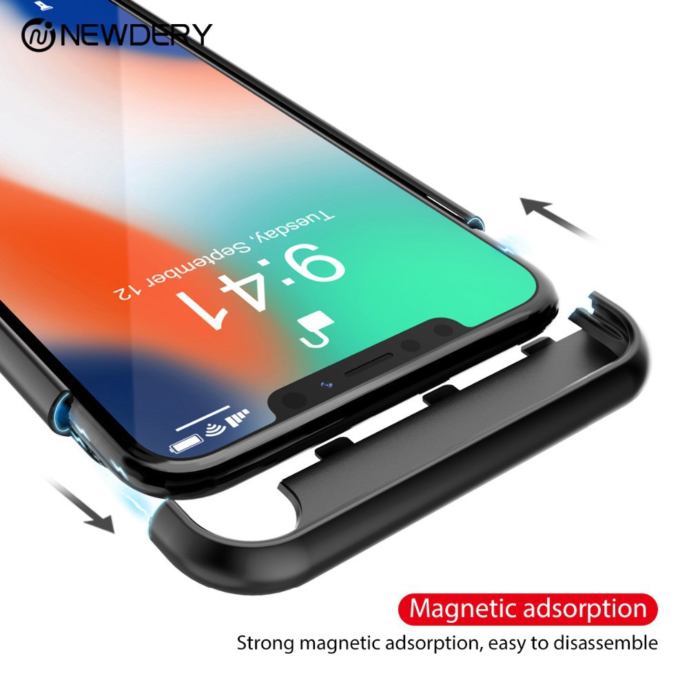 Ốp lưng kiêm pin sạc dự phòng thời trang dành cho iPhone 6 Plus 7 8 X XS Max XR