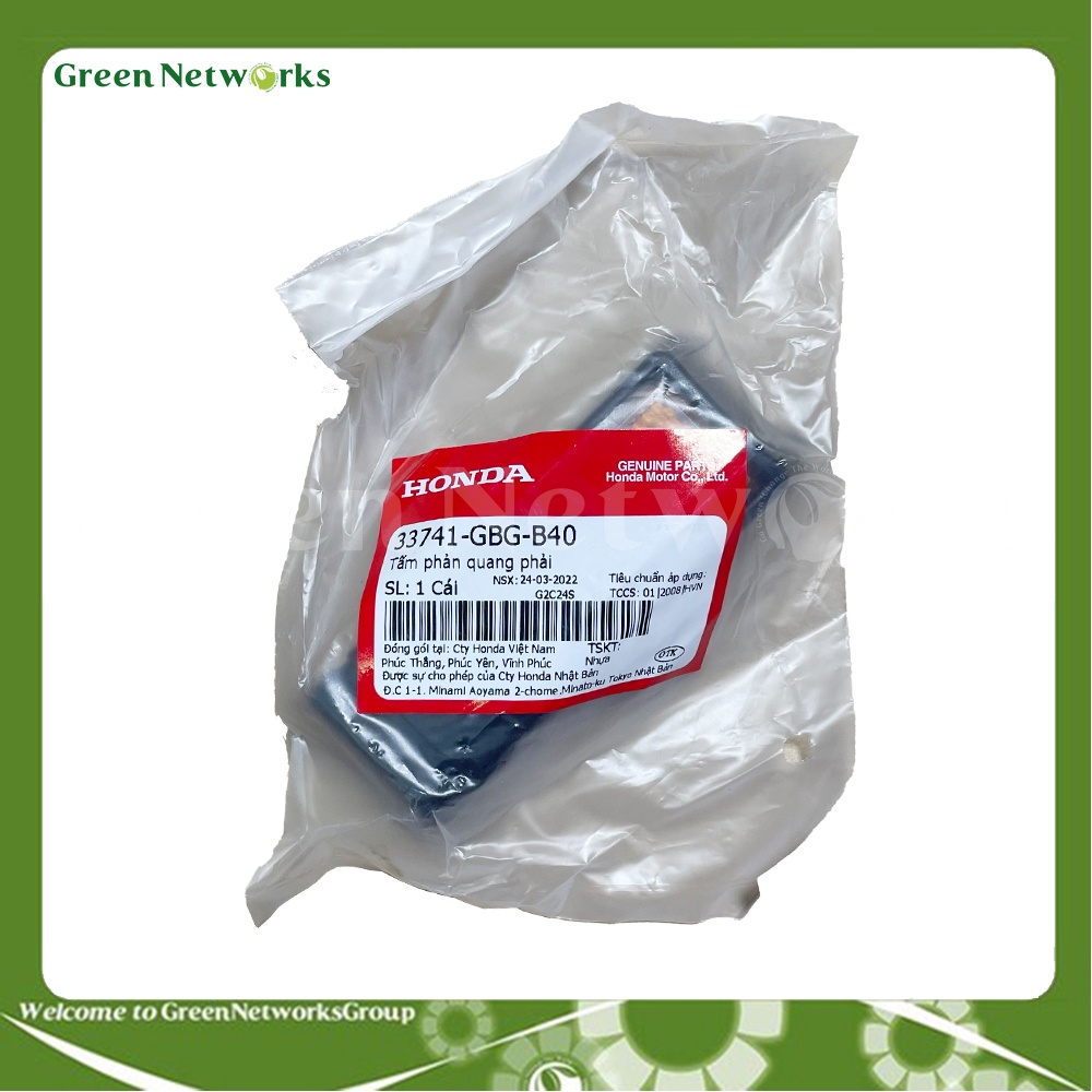 Bộ phản quang xe Dream thái (mắt mèo phản quang), tấm phản quang  trái phải xe Dream II, SuperDream đời đầu–GreenNetWoks