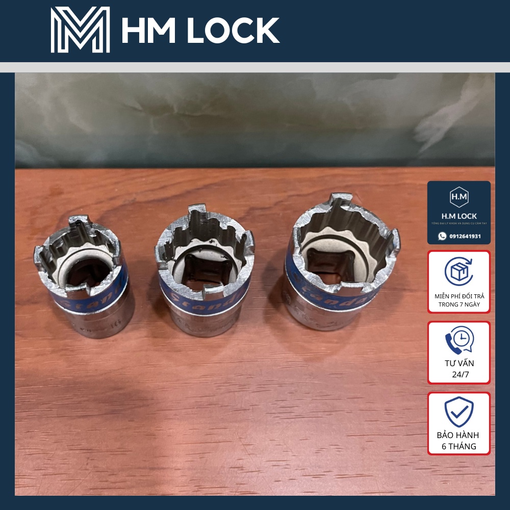 ĐẦU TUÝP BẮN NỒI XE MÁY 16mm, 19mm, 21mm - DỤNG CỤ THÁO MỞ CÔN XE MÁY