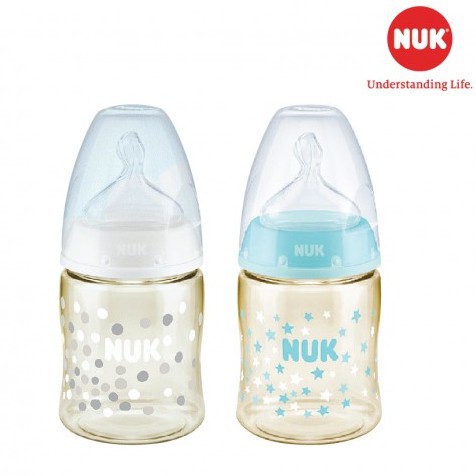 (Chính hãng) Bình sữa NUK Premium Choice+ nhựa PPSU núm ti silicon 150ml 300ml